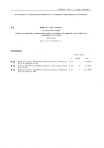 thumbnail of Directiva marco 89391CEE