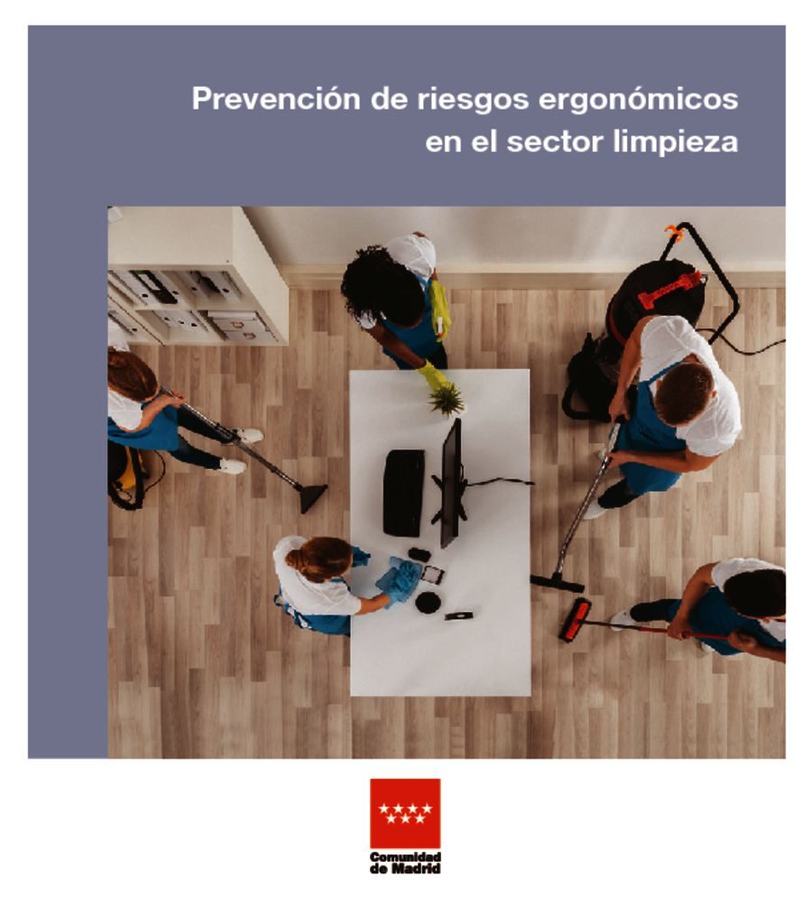 thumbnail of Guia Prevencion riesgos Ergonomicos sector limpieza IRSST CM