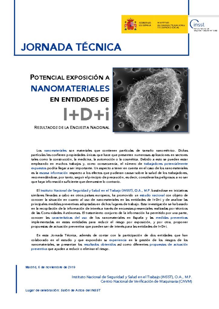 thumbnail of programa-de-la-jt-potencial-exposicin-a-nanomateriales-en-entidades-de-idi.-resultados-de-la-encuesta-nacional-madrid-7-de-noviembre-de-2019